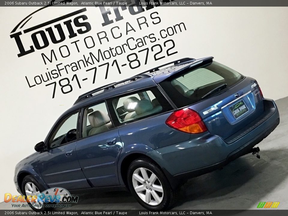 2006 Subaru Outback 2.5i Limited Wagon Atlantic Blue Pearl / Taupe Photo #11