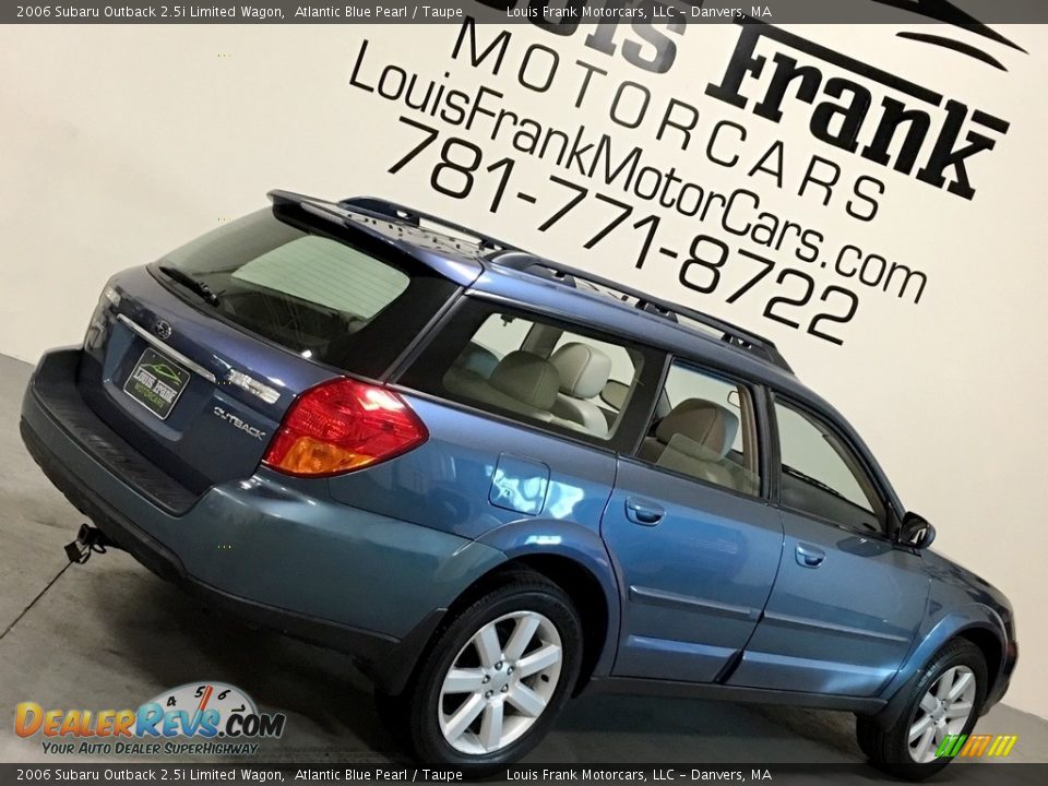 2006 Subaru Outback 2.5i Limited Wagon Atlantic Blue Pearl / Taupe Photo #12