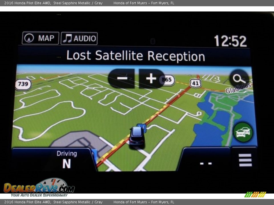 2016 Honda Pilot Elite AWD Steel Sapphire Metallic / Gray Photo #22