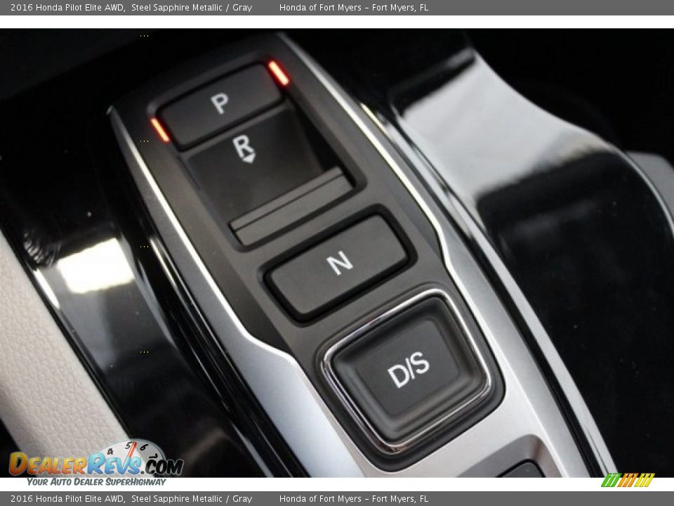 2016 Honda Pilot Elite AWD Steel Sapphire Metallic / Gray Photo #29
