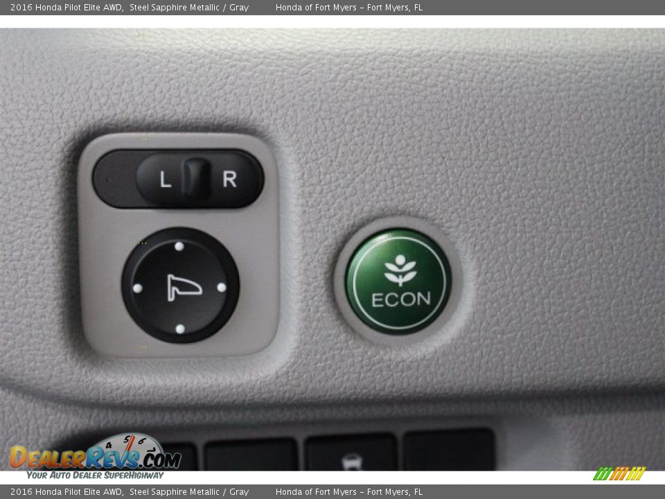 2016 Honda Pilot Elite AWD Steel Sapphire Metallic / Gray Photo #33