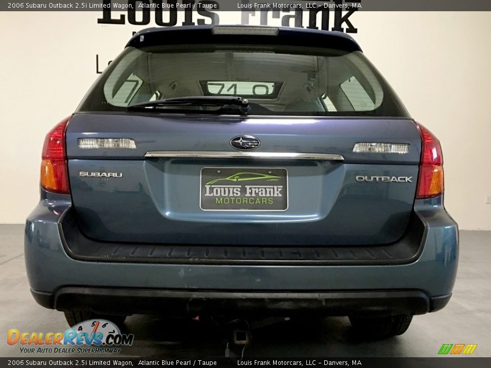 2006 Subaru Outback 2.5i Limited Wagon Atlantic Blue Pearl / Taupe Photo #28