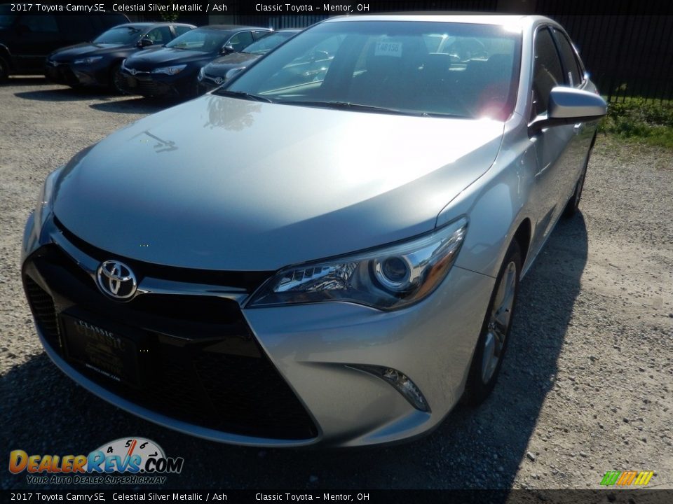 2017 Toyota Camry SE Celestial Silver Metallic / Ash Photo #1