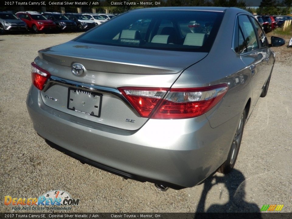 2017 Toyota Camry SE Celestial Silver Metallic / Ash Photo #2