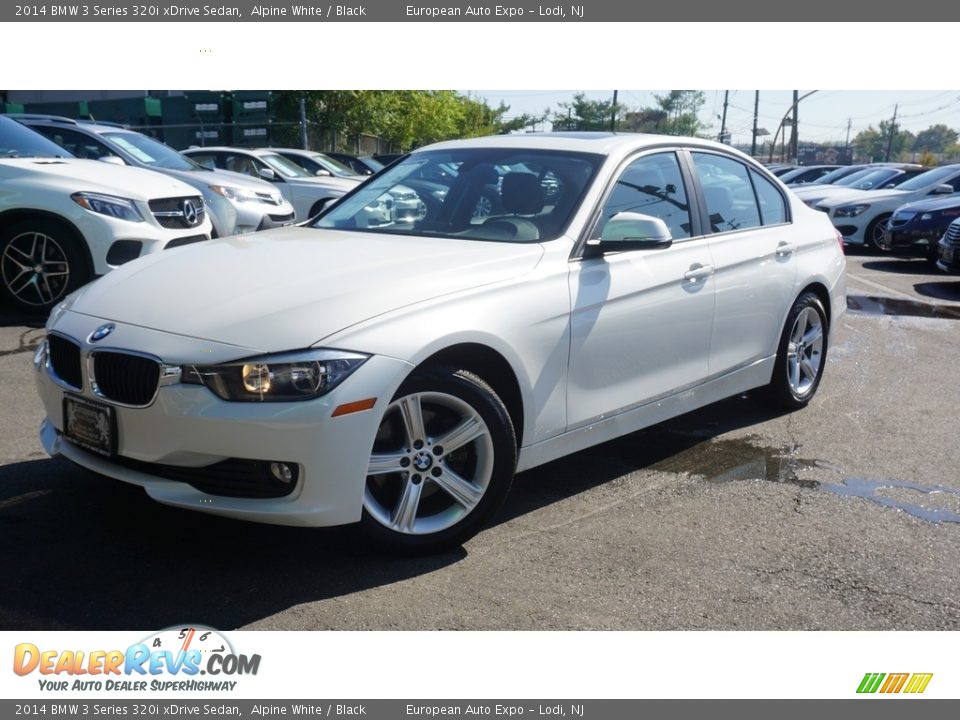2014 BMW 3 Series 320i xDrive Sedan Alpine White / Black Photo #1