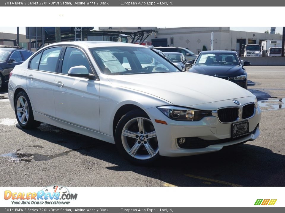 2014 BMW 3 Series 320i xDrive Sedan Alpine White / Black Photo #2