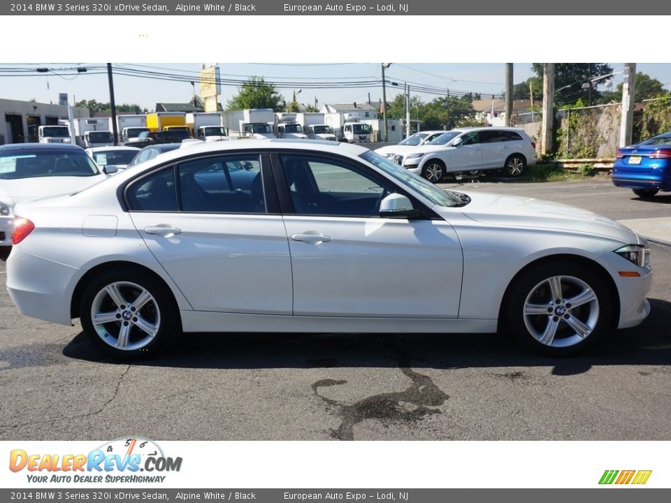 2014 BMW 3 Series 320i xDrive Sedan Alpine White / Black Photo #5