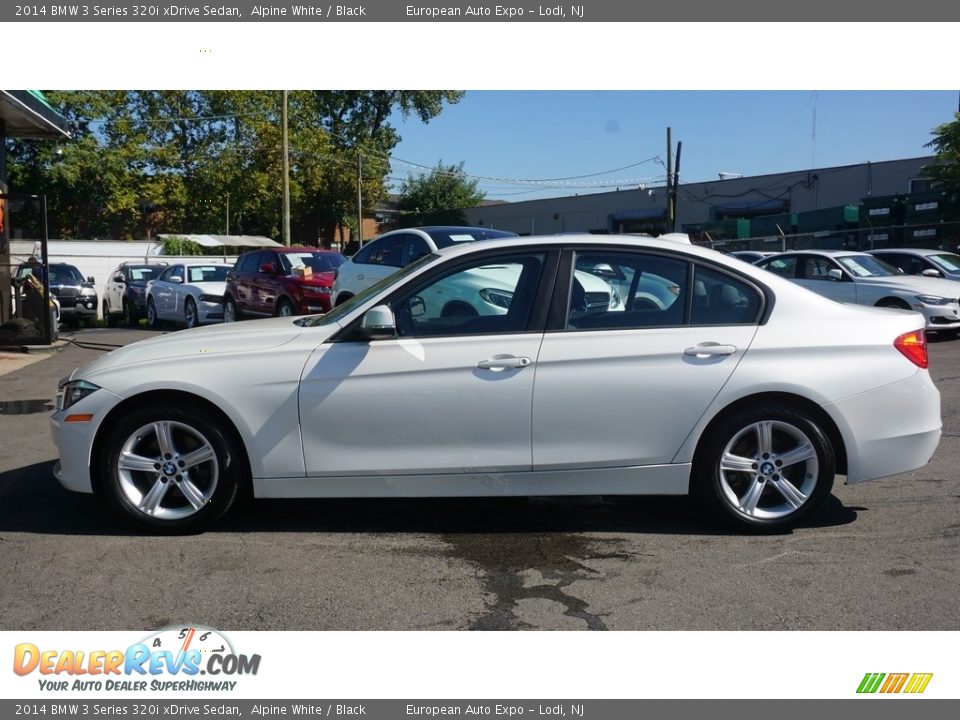 2014 BMW 3 Series 320i xDrive Sedan Alpine White / Black Photo #6