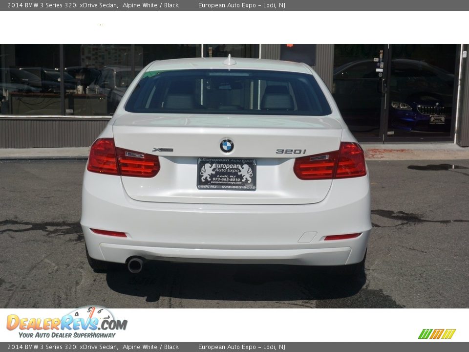 2014 BMW 3 Series 320i xDrive Sedan Alpine White / Black Photo #7