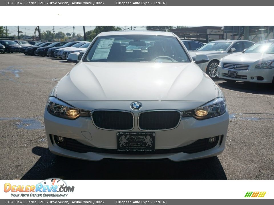 2014 BMW 3 Series 320i xDrive Sedan Alpine White / Black Photo #8