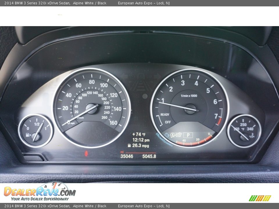 2014 BMW 3 Series 320i xDrive Sedan Alpine White / Black Photo #18