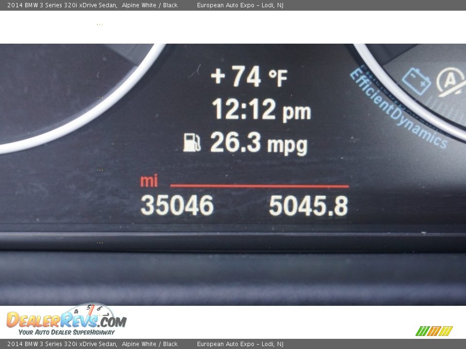 2014 BMW 3 Series 320i xDrive Sedan Alpine White / Black Photo #19