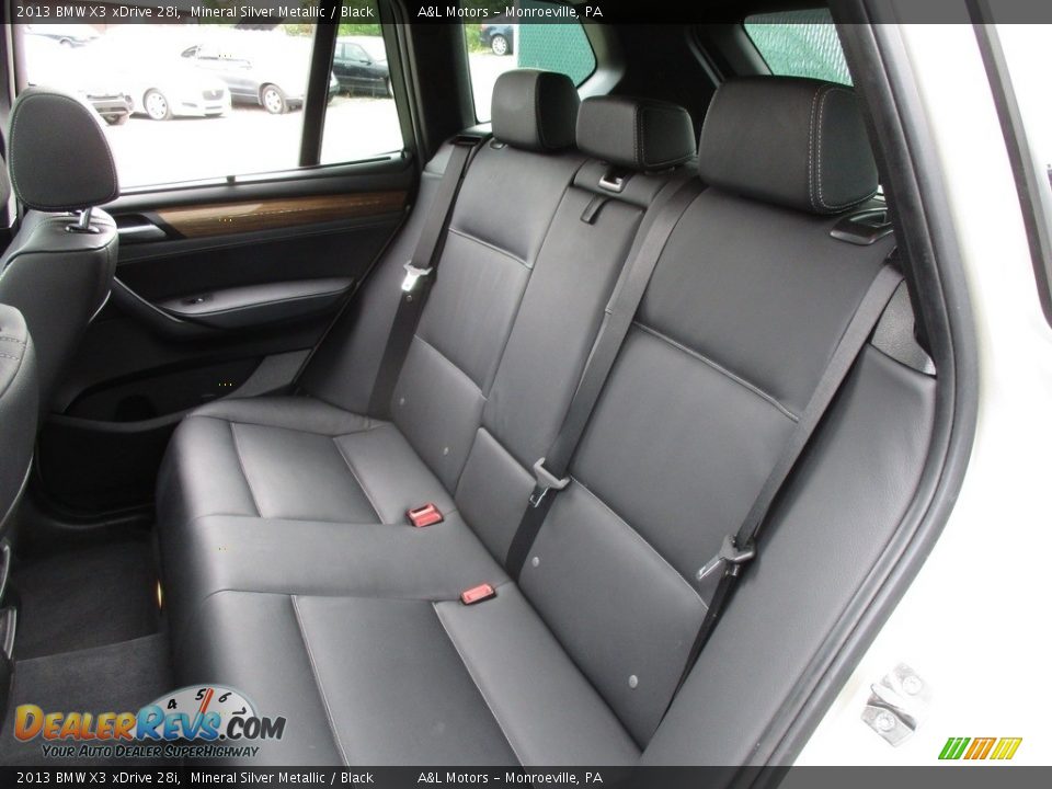 2013 BMW X3 xDrive 28i Mineral Silver Metallic / Black Photo #14