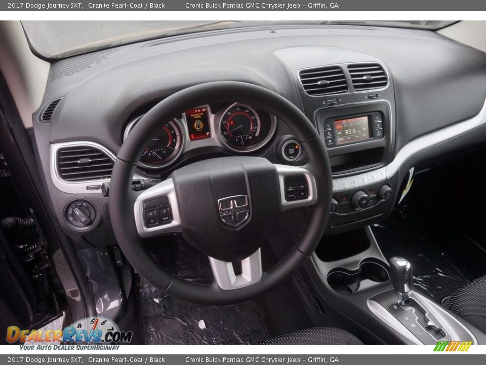 Black Interior - 2017 Dodge Journey SXT Photo #10