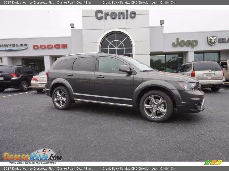 2017 Dodge Journey Crossroad Plus Granite Pearl-Coat / Black Photo #1