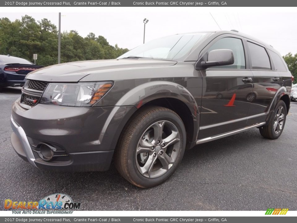 2017 Dodge Journey Crossroad Plus Granite Pearl-Coat / Black Photo #3