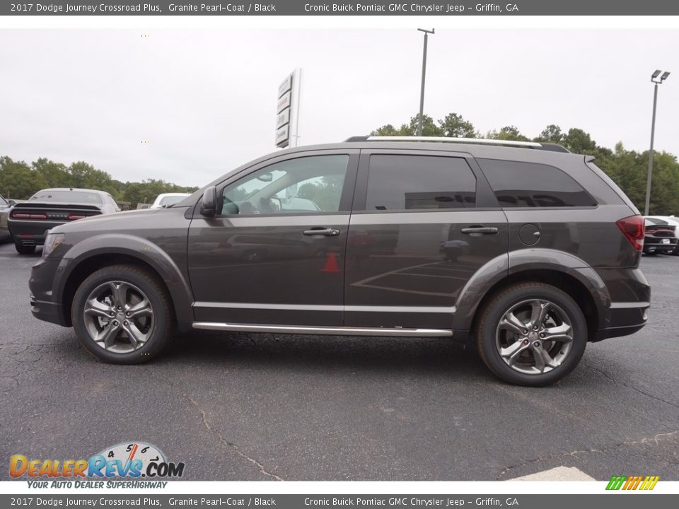 2017 Dodge Journey Crossroad Plus Granite Pearl-Coat / Black Photo #4