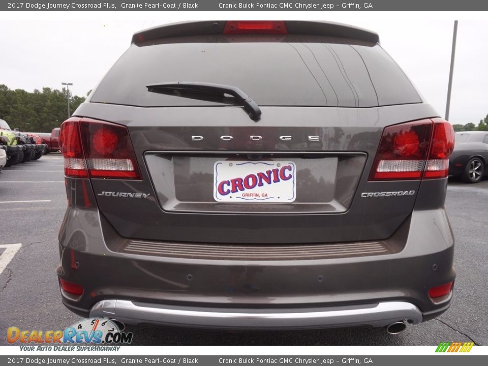 2017 Dodge Journey Crossroad Plus Granite Pearl-Coat / Black Photo #6