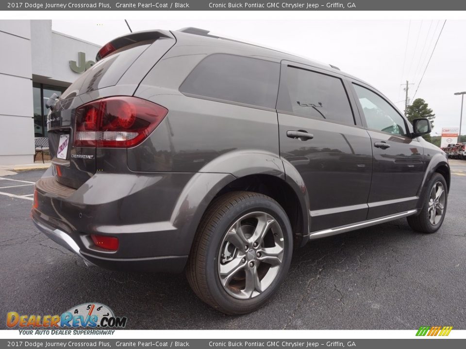 2017 Dodge Journey Crossroad Plus Granite Pearl-Coat / Black Photo #7