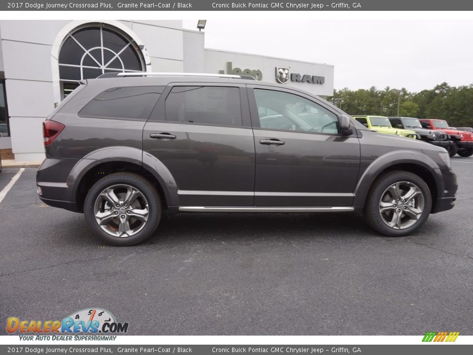 2017 Dodge Journey Crossroad Plus Granite Pearl-Coat / Black Photo #8