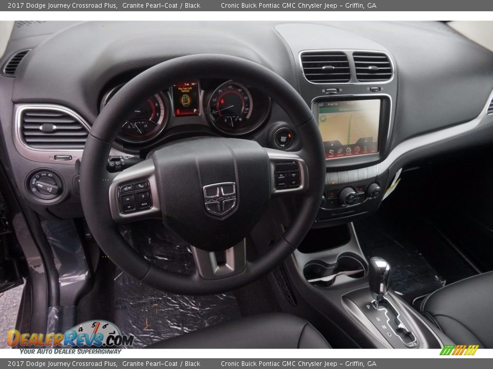 2017 Dodge Journey Crossroad Plus Granite Pearl-Coat / Black Photo #10