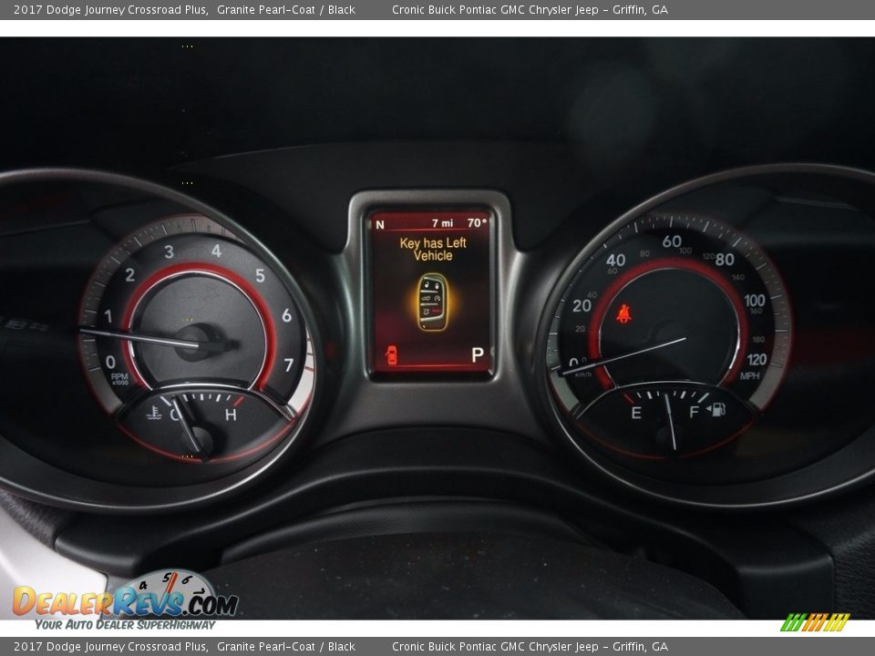 2017 Dodge Journey Crossroad Plus Granite Pearl-Coat / Black Photo #12