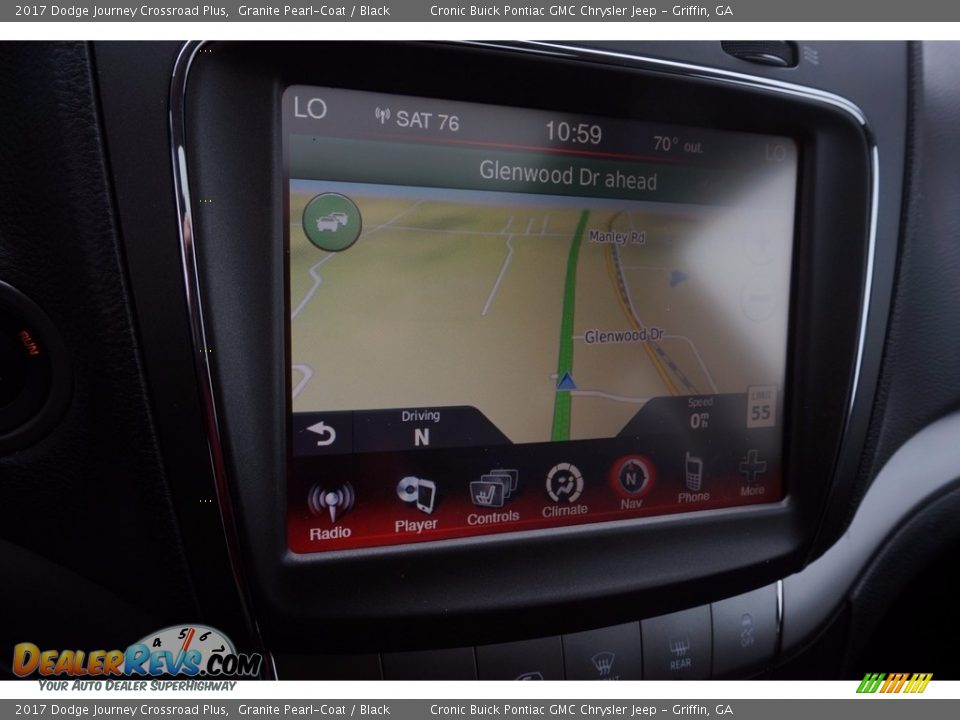 2017 Dodge Journey Crossroad Plus Granite Pearl-Coat / Black Photo #13