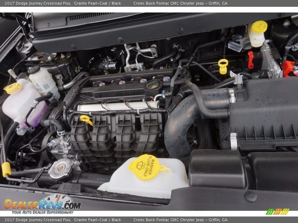 2017 Dodge Journey Crossroad Plus Granite Pearl-Coat / Black Photo #16