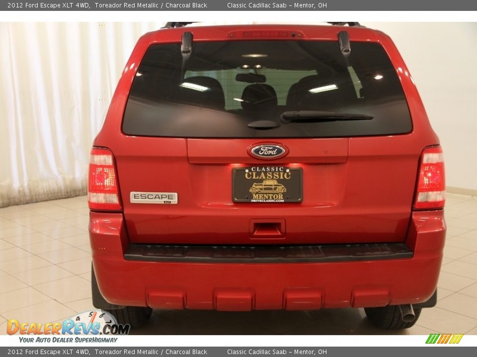 2012 Ford Escape XLT 4WD Toreador Red Metallic / Charcoal Black Photo #15