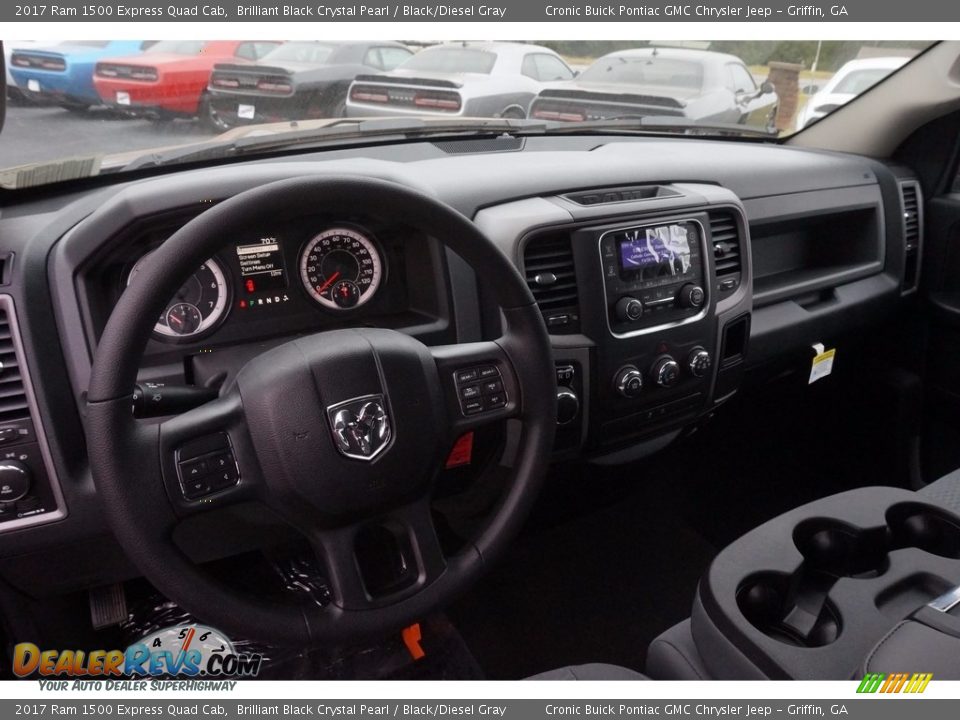 Dashboard of 2017 Ram 1500 Express Quad Cab Photo #10