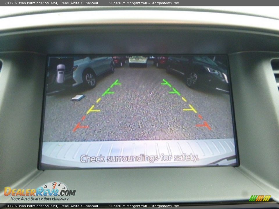 2017 Nissan Pathfinder SV 4x4 Pearl White / Charcoal Photo #19