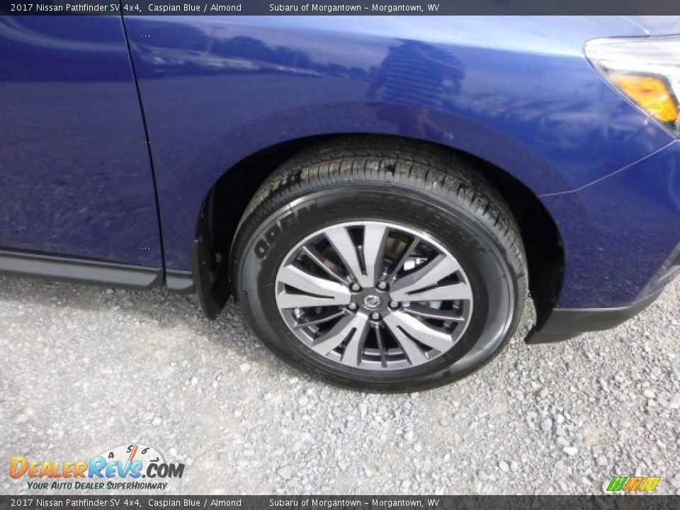 2017 Nissan Pathfinder SV 4x4 Caspian Blue / Almond Photo #2