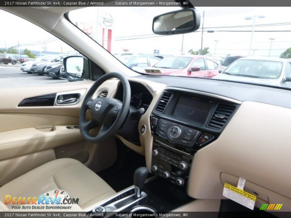 2017 Nissan Pathfinder SV 4x4 Caspian Blue / Almond Photo #4