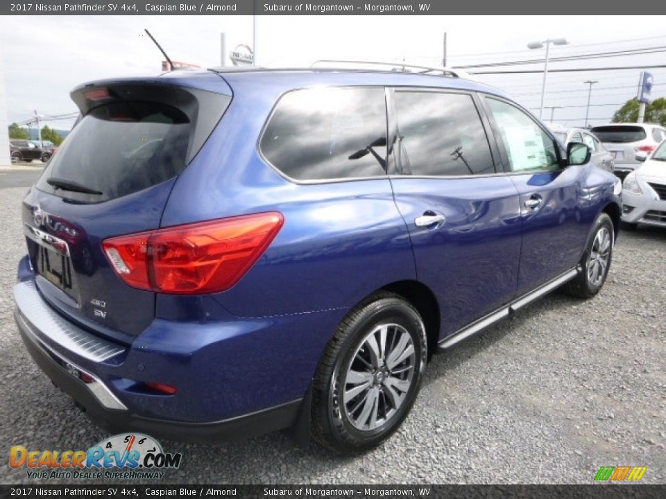 2017 Nissan Pathfinder SV 4x4 Caspian Blue / Almond Photo #8