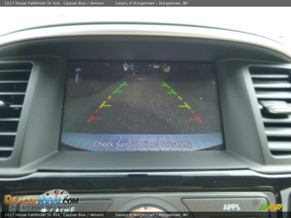 2017 Nissan Pathfinder SV 4x4 Caspian Blue / Almond Photo #19