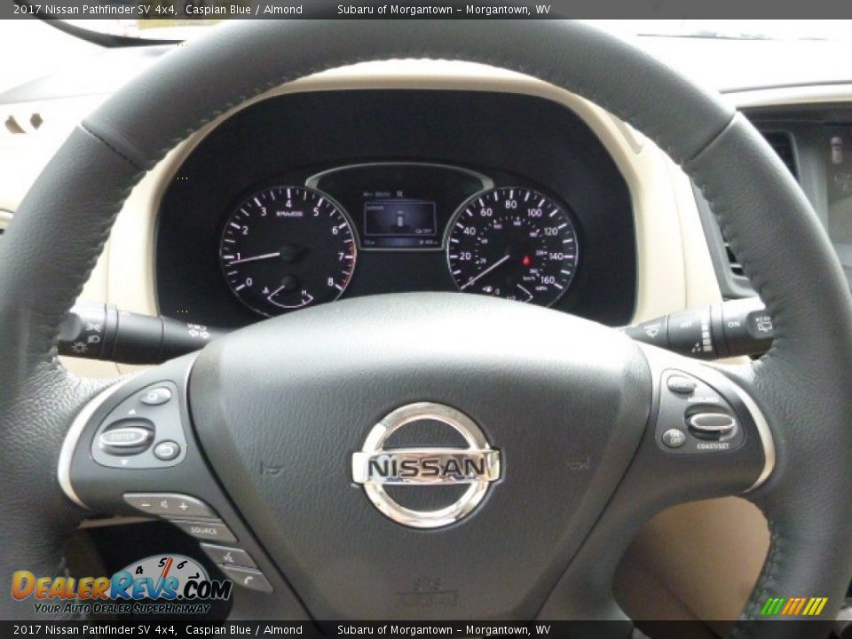 2017 Nissan Pathfinder SV 4x4 Caspian Blue / Almond Photo #20