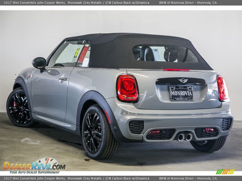 2017 Mini Convertible John Cooper Works Moonwalk Grey Metallic / JCW Carbon Black w/Dinamica Photo #3