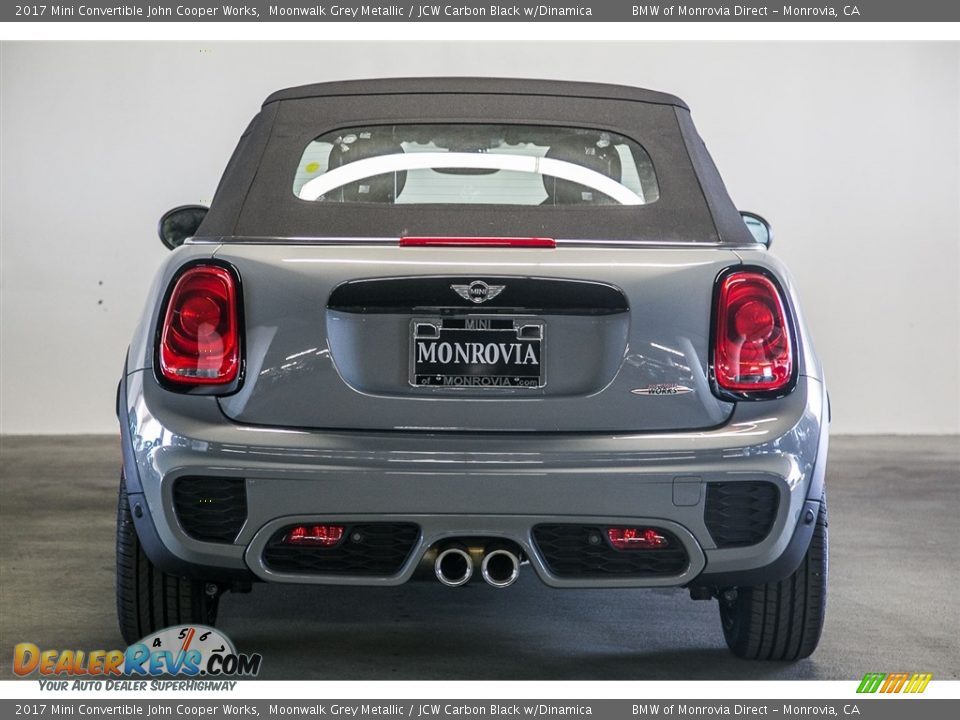 2017 Mini Convertible John Cooper Works Moonwalk Grey Metallic / JCW Carbon Black w/Dinamica Photo #4