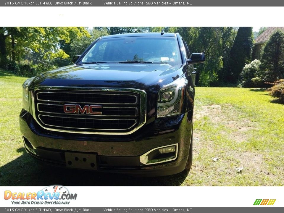 2016 GMC Yukon SLT 4WD Onyx Black / Jet Black Photo #4