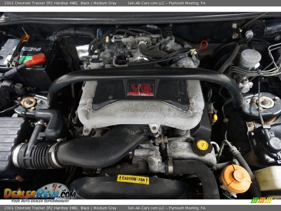 2001 Chevrolet Tracker ZR2 Hardtop 4WD 2.5 Liter DOHC 24-Valve V6 Engine Photo #32