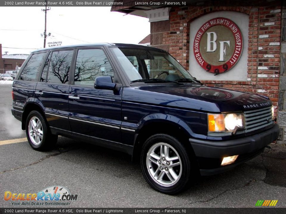 2002 Land Rover Range Rover 4.6 HSE Oslo Blue Pearl / Lightstone Photo #4