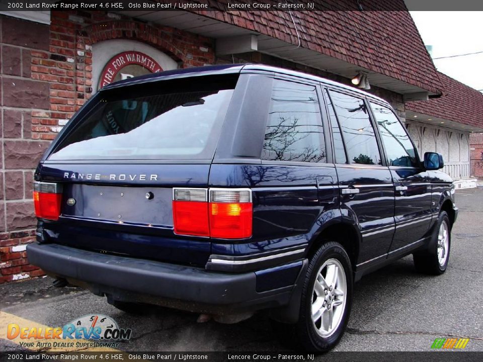 2002 Land Rover Range Rover 4.6 HSE Oslo Blue Pearl / Lightstone Photo #5