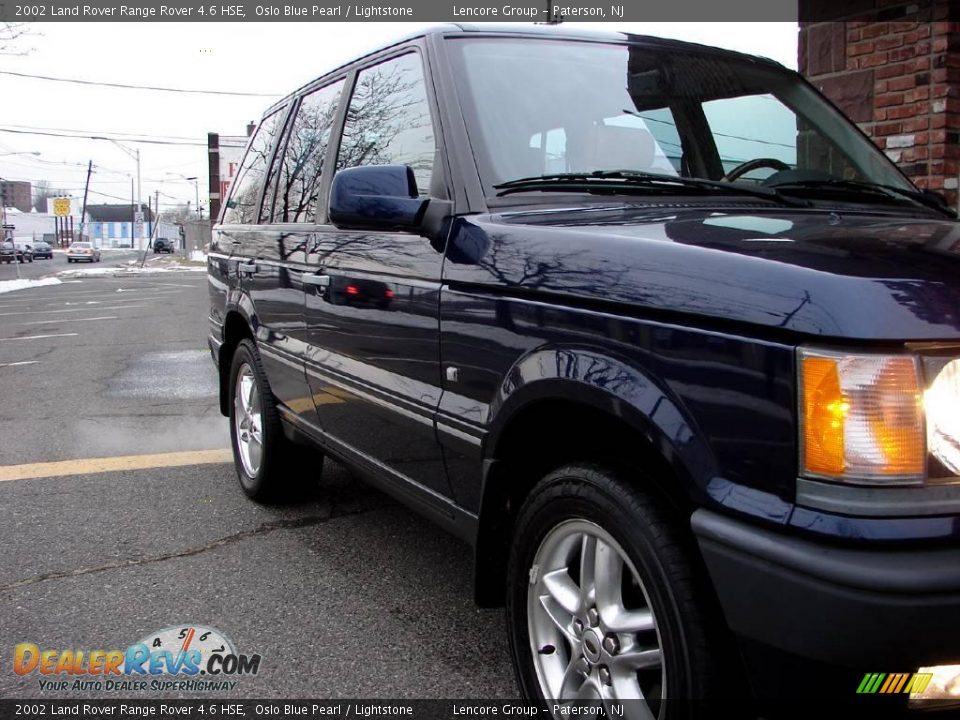 2002 Land Rover Range Rover 4.6 HSE Oslo Blue Pearl / Lightstone Photo #6