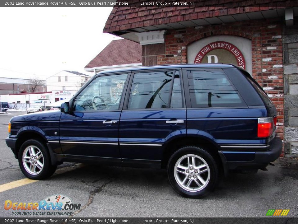 2002 Land Rover Range Rover 4.6 HSE Oslo Blue Pearl / Lightstone Photo #10