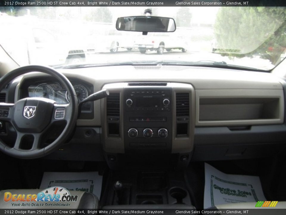 2012 Dodge Ram 2500 HD ST Crew Cab 4x4 Bright White / Dark Slate/Medium Graystone Photo #18