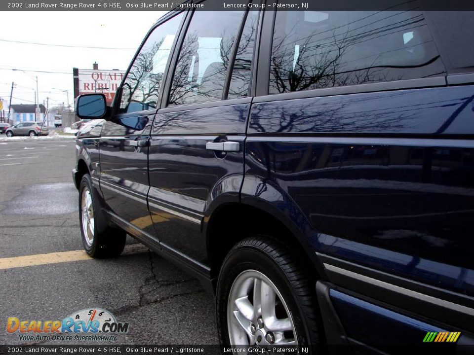 2002 Land Rover Range Rover 4.6 HSE Oslo Blue Pearl / Lightstone Photo #14