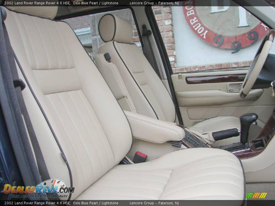 2002 Land Rover Range Rover 4.6 HSE Oslo Blue Pearl / Lightstone Photo #17