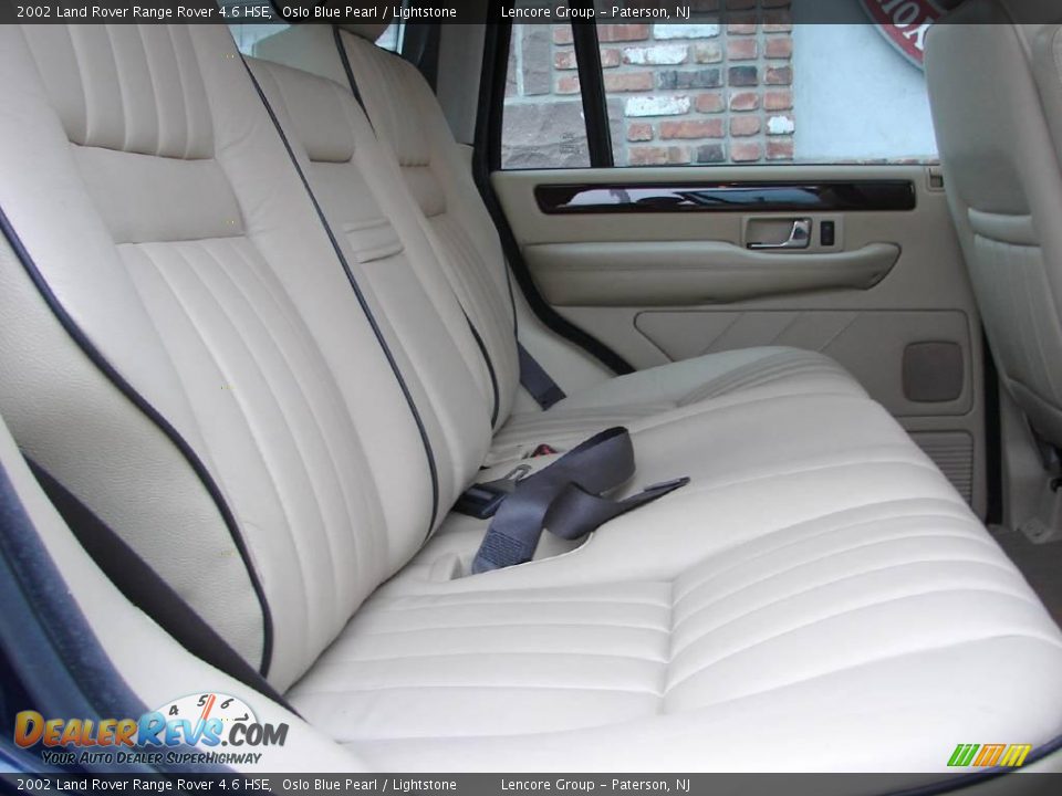 2002 Land Rover Range Rover 4.6 HSE Oslo Blue Pearl / Lightstone Photo #18