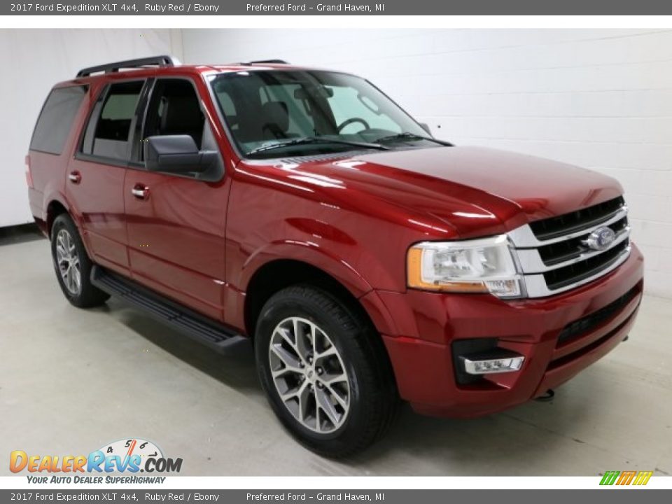 2017 Ford Expedition XLT 4x4 Ruby Red / Ebony Photo #12