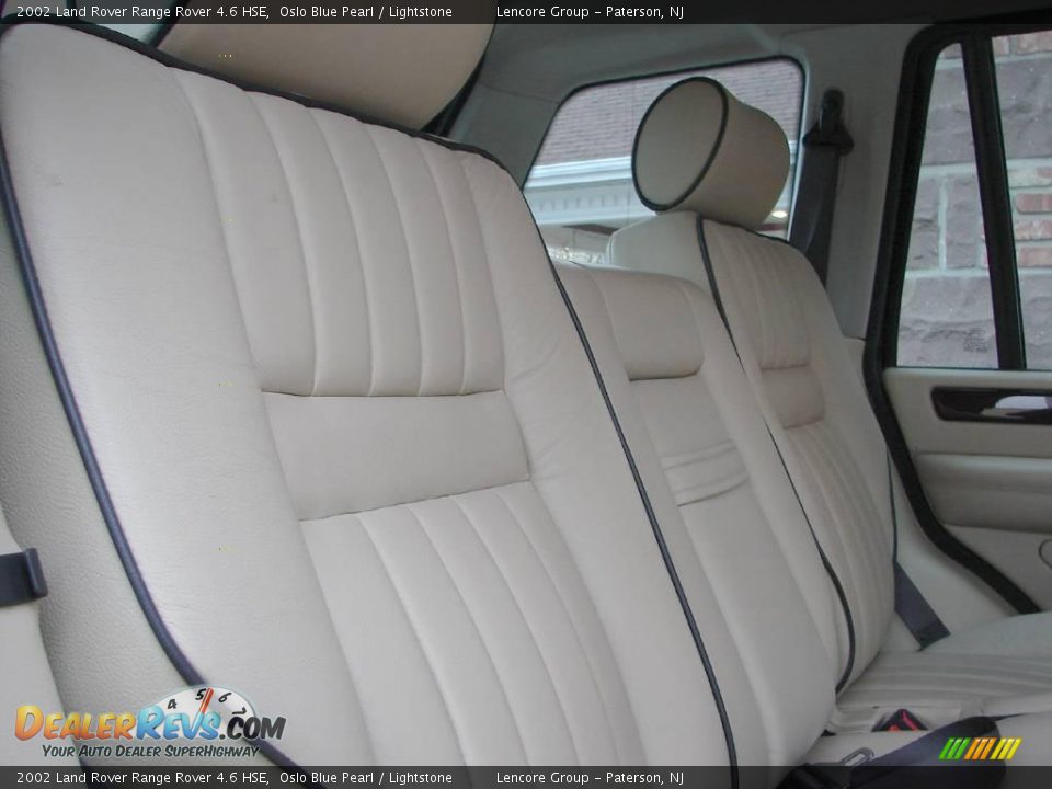 2002 Land Rover Range Rover 4.6 HSE Oslo Blue Pearl / Lightstone Photo #20